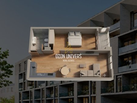 Apartment 1+1 for sale, Aluna 5 Residence, Paskuqan!