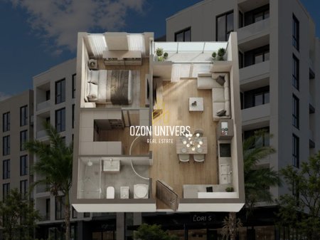 Apartment 1+1 for sale at Mali i Robit, Golem!