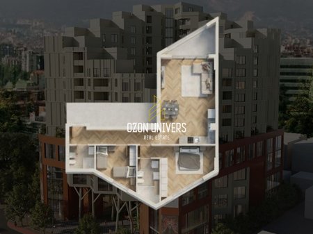 Apartament 2+1+2 për shitje tek Colonnade Residence, Rruga Dritan Hoxha!
