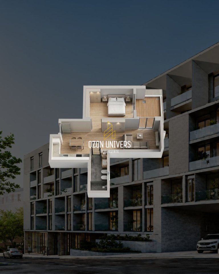 Apartament 1+1 për shitje tek Aluna 5 Residence, Paskuqan!