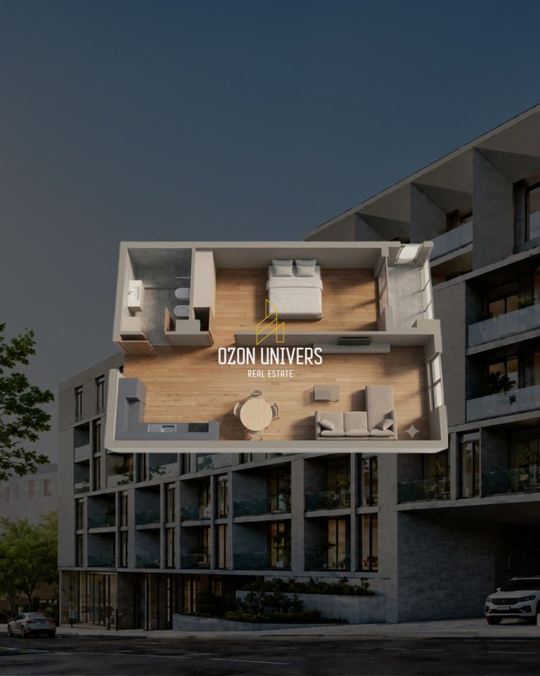 Apartment 1+1 for sale, Aluna 5 Residence, Paskuqan!