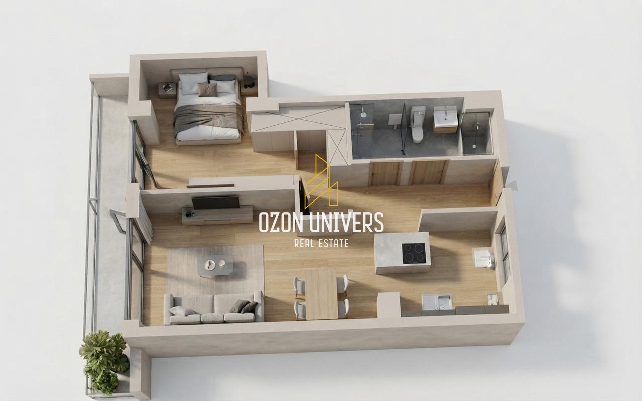 Apartament 1+1 për shitje, Unico Residence, Bllok!