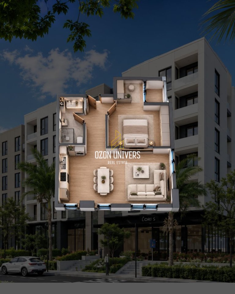 Apartament 1+1 për shitje, Mali i Robit, Golem!!!