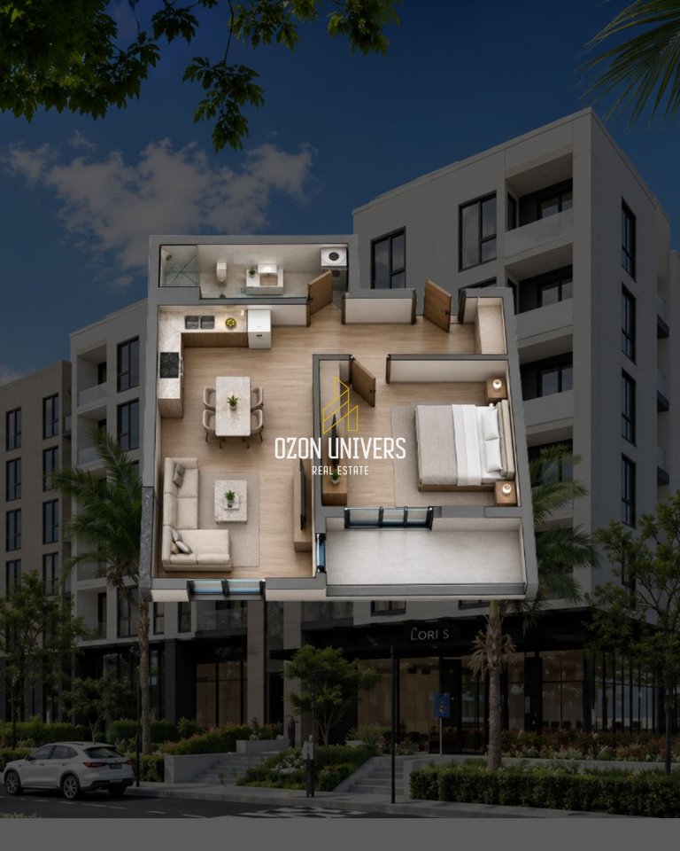 Apartament 1+1 për shitje, Mali i Robit, Golem!