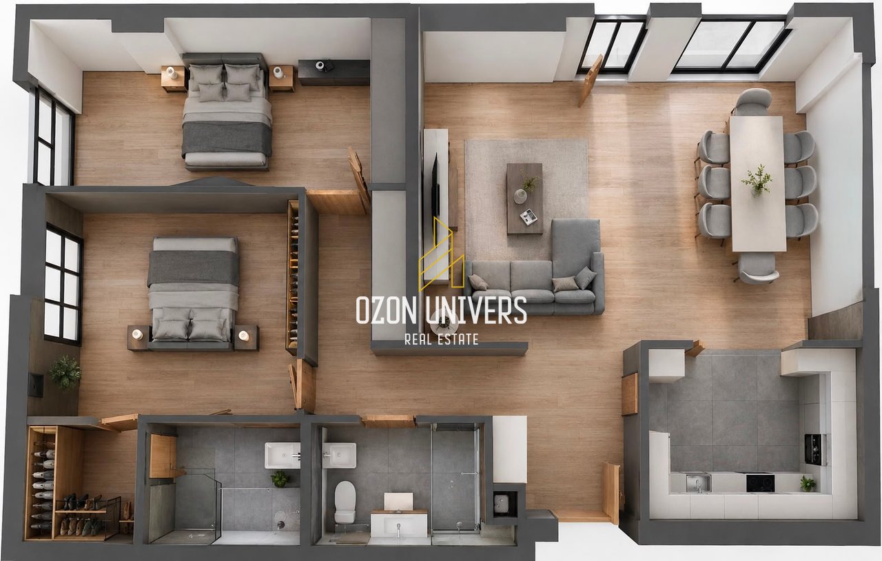 Apartment 2+1+2 for sale at Dyrrakium Residence, Durrës!