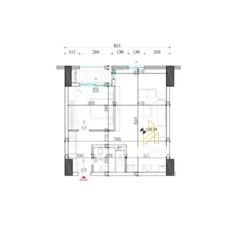 Apartament 1+1 për shitje tek Shqiponja Square, ish Sheshi Shqiponja!