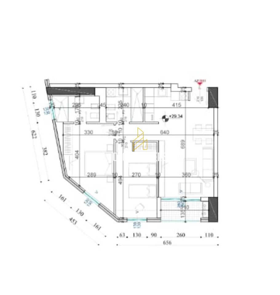 Apartament 2+1+2 për shitje tek Shqiponja Square, ish Sheshi Shqiponja!