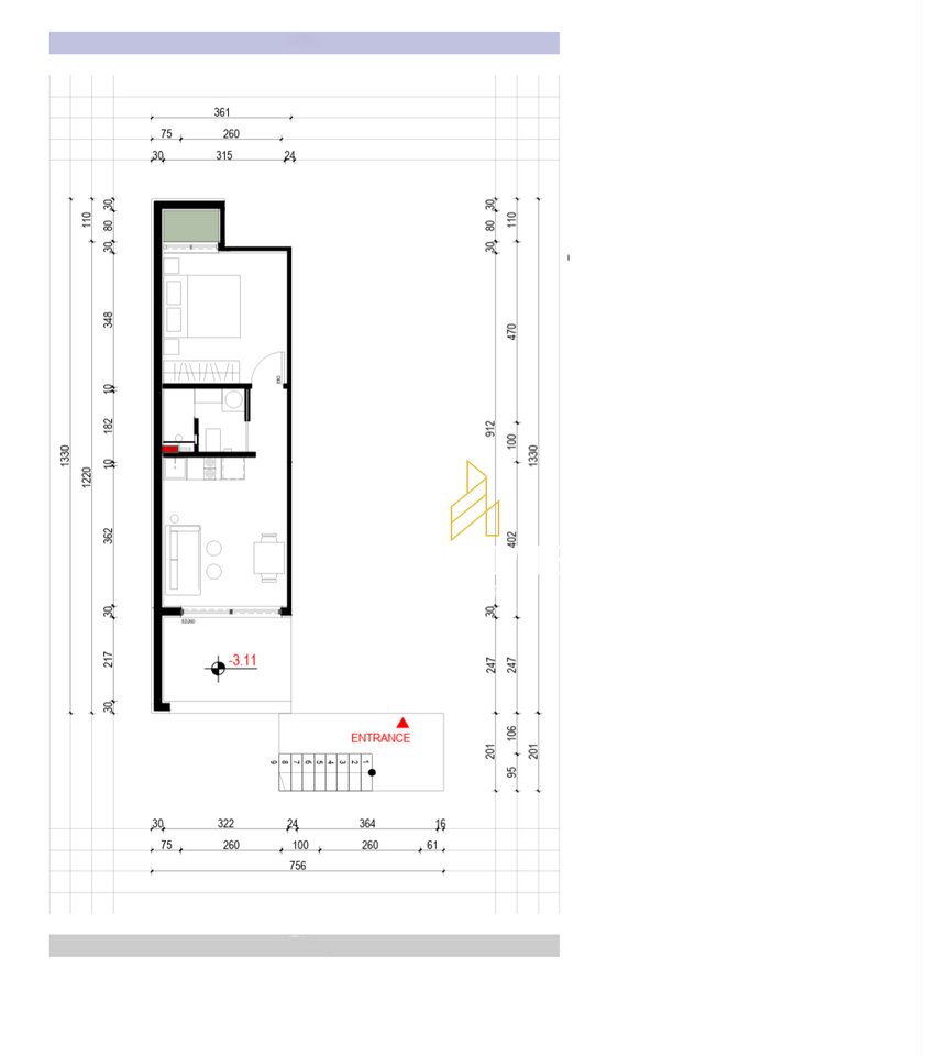 Appartamento 1+1 con cortile in vendita, presso Aquamarina Residence, Qeparo!