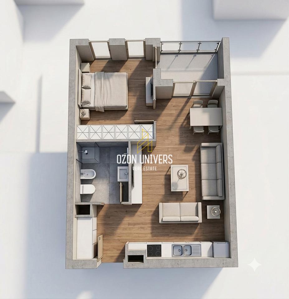 Apartament 1+1 për shitje tek Riviera Residence, Kamëz!