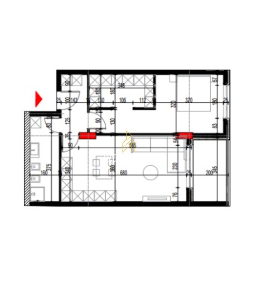 Apartament 1+1 në shitje, tek Platinium 2, Paskuqan!