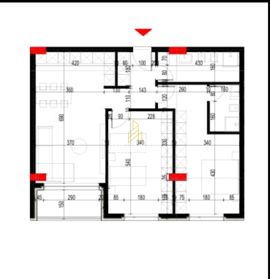 2+1+2 apartment for sale, at Platinium 2, Paskuqan!