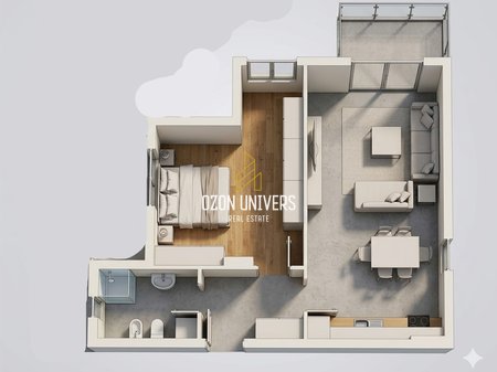 Appartamento 1+1 in vendita, Sanel Residence, Paskuqan