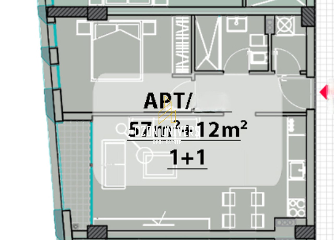Apartament 1+1 për shitje, Grow Green!