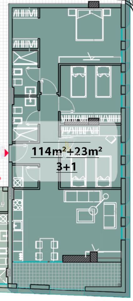 3+1+2 Apartment for sale, Grow Green!