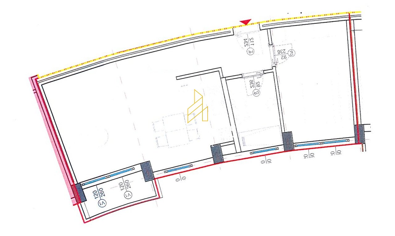 Apartament 1+1 për shitje tek Rezidenca Kodra e Diellit 2!