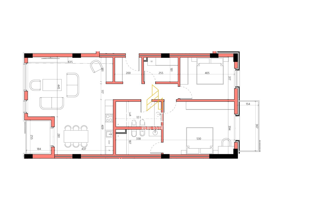 Apartament 2+1+2 për shitje, në Mjull-Bathore!