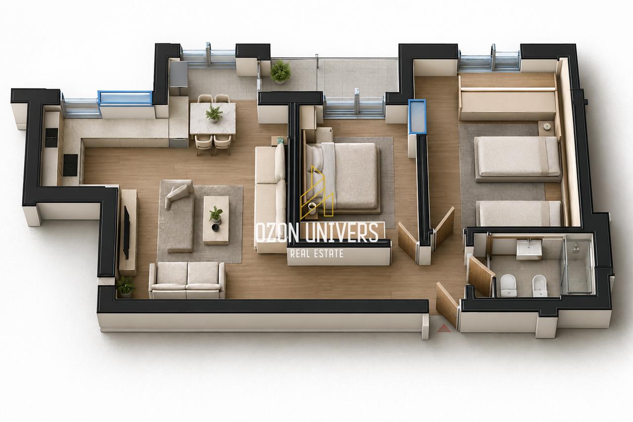 Apartament 2+1 për shitje - Kompleksi Tudas,Ish Parku!