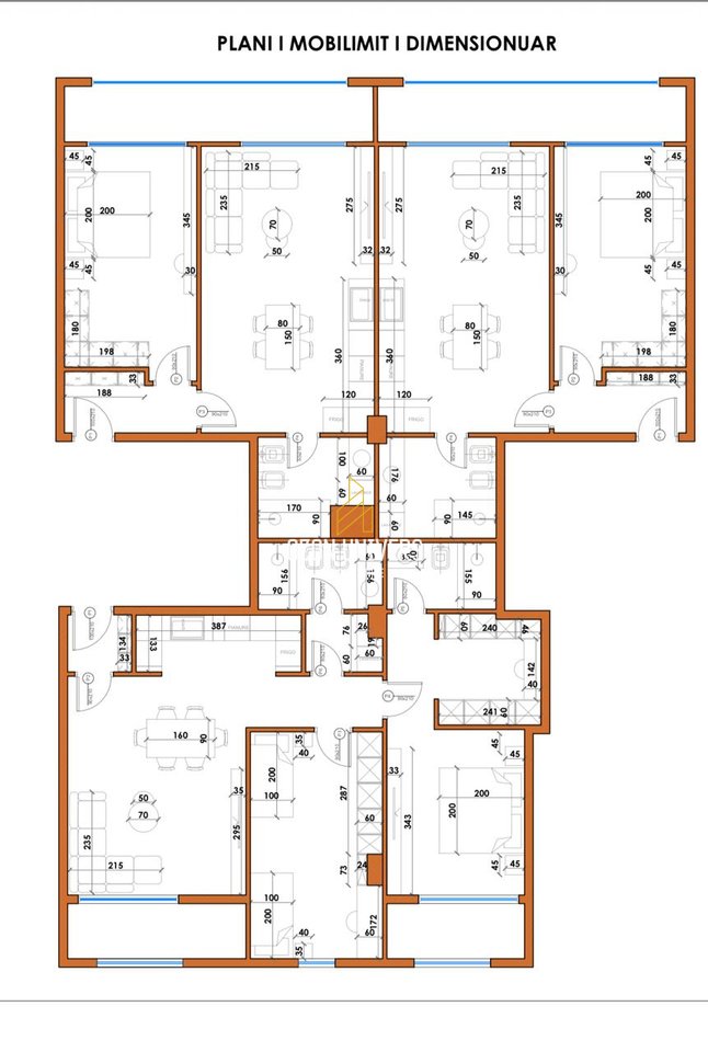 Apartament 3+1+2 Poste Parkimi për shitje tek Stacioni i Trenit, pas ish-Mullirit!