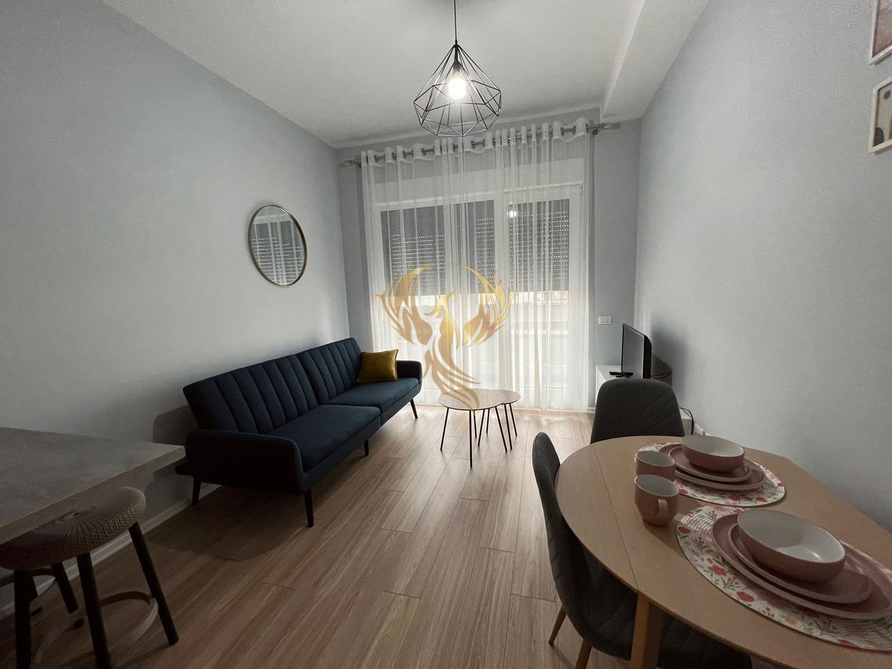1+1 apartment for rent at the Magnet complex, 21 Dhjetori.
