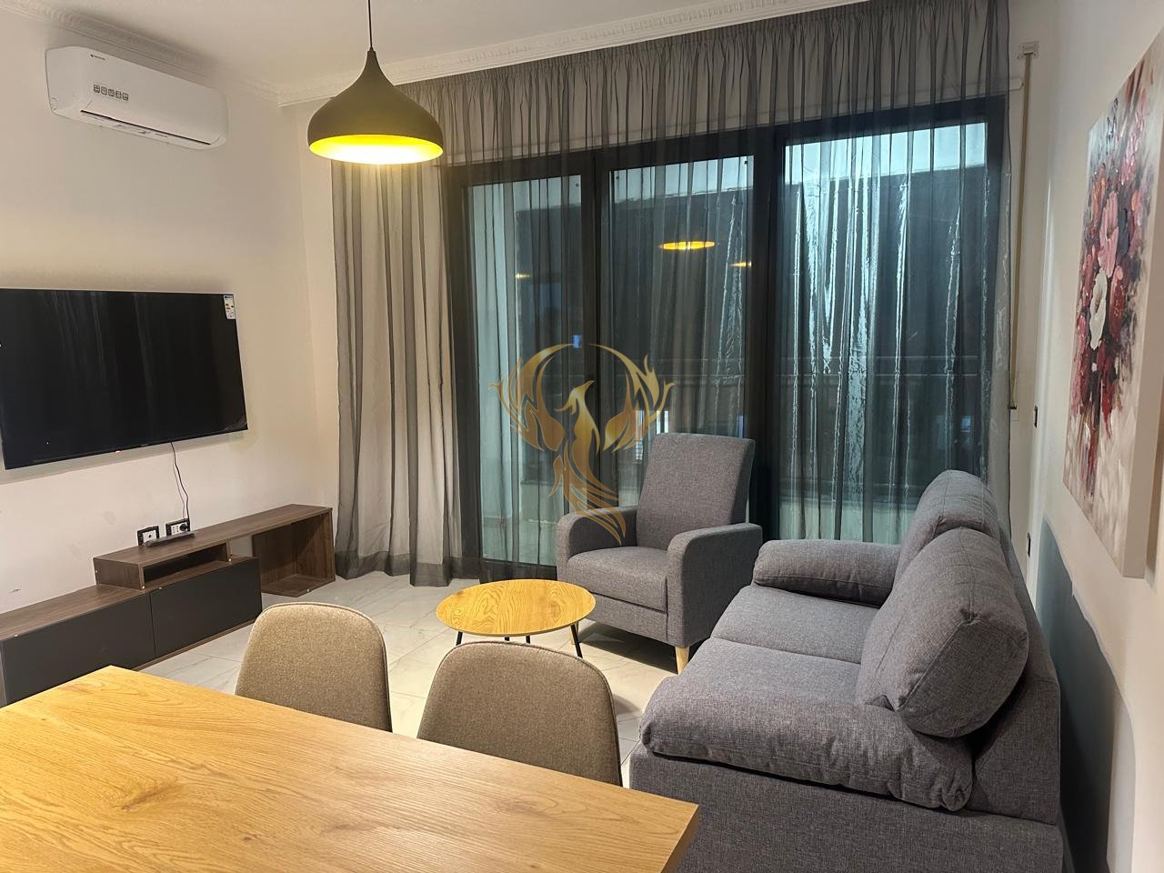 1+1 apartment for rent in Bllok, near the new Boulevard