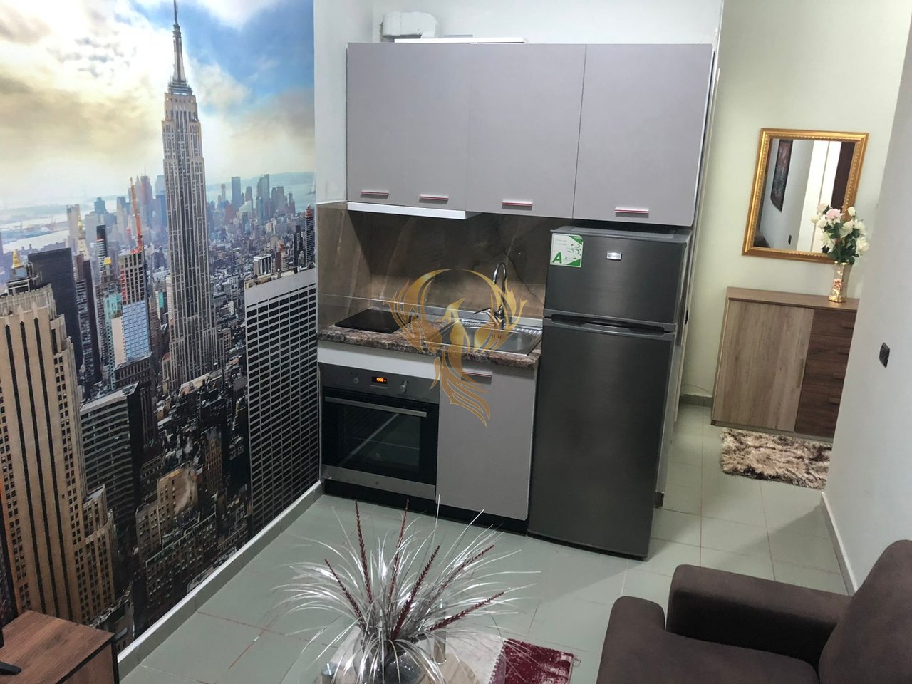 1+1 Apartment for rent at Pazari i Ri