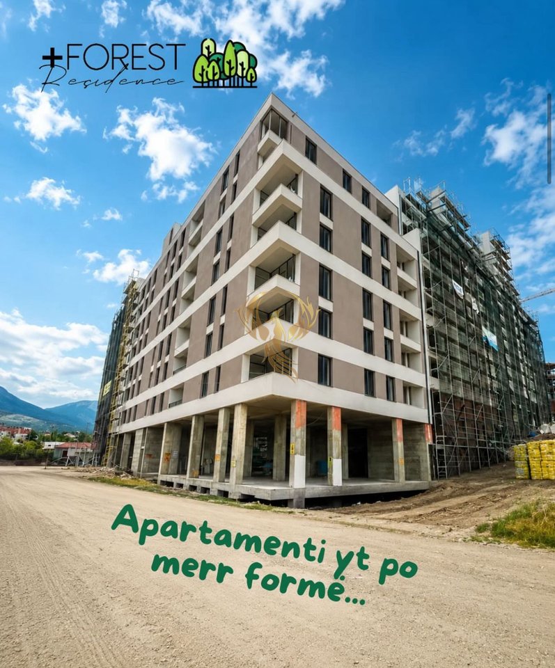 Shitet Apartament 1+1 kati 4 në Kompleksin “Forest Residence” .
