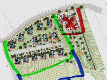 Okazion Shitet Trruall 11’000 m² i pajisur me leje zhvillimi dhe 5000 m² i pa pajisur me leje zhvillimi në Mjull-Bathore.