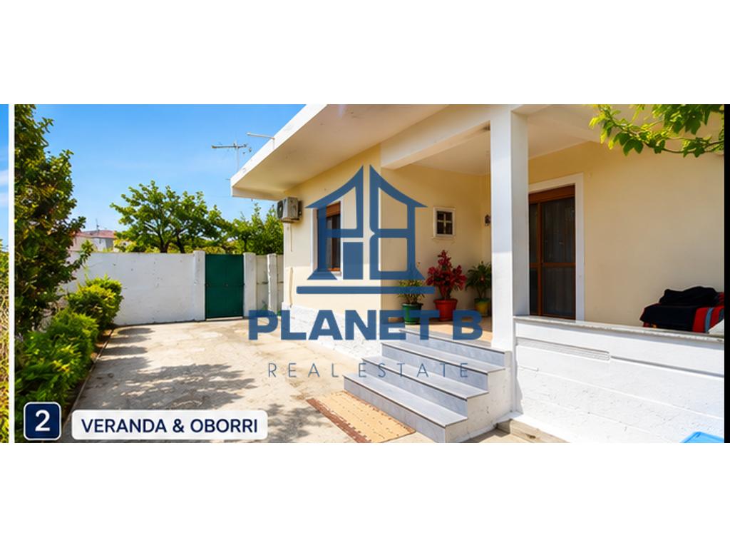 SHTËPI PRIVATE 2+1 ME OBORR PËR SHITJE – VLORË