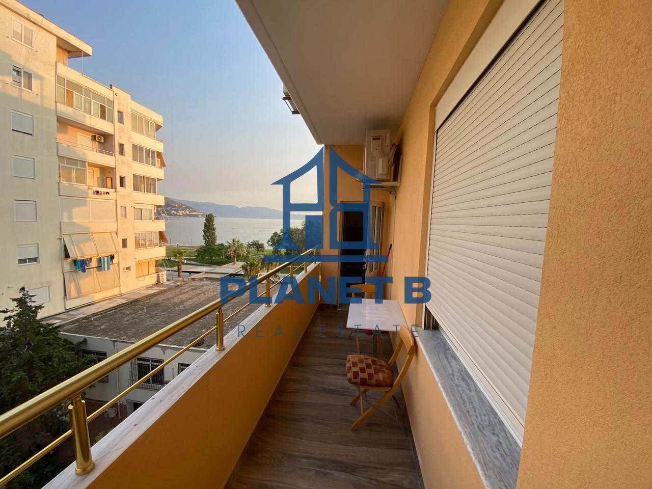 FOR RENT 2+1 APARTMENT – FIRST LINE, LUNGOMARE, VLORA