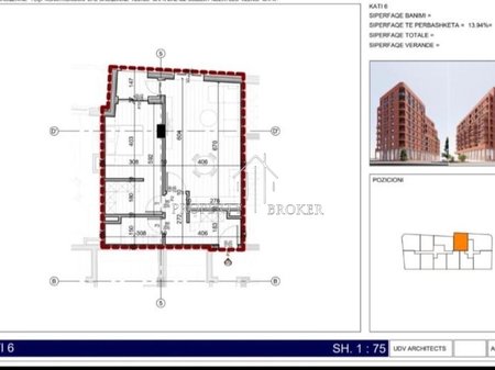 Shitet apartament 1+1+Garderobe tek Klensi Rezidence,Inxhinieria!