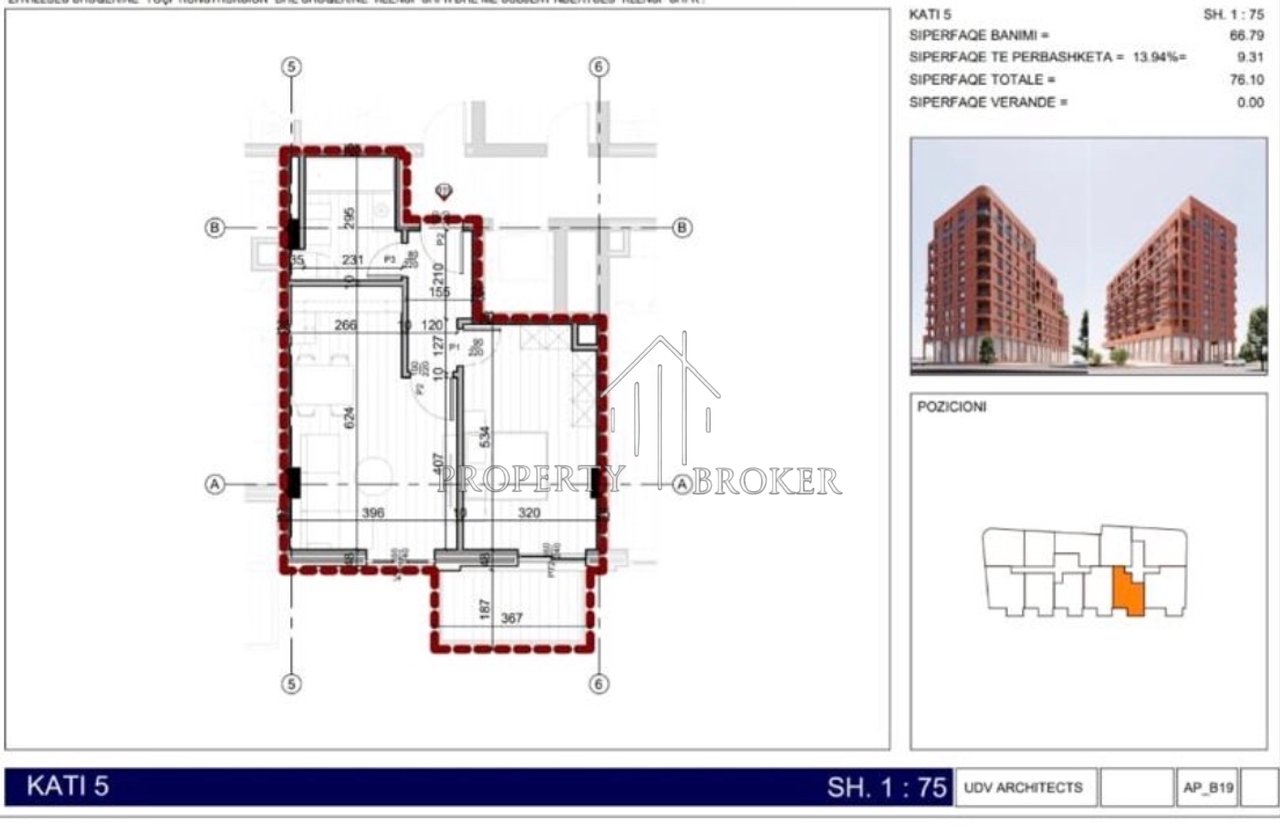 Apartment 1+1+Wardrobe for sale at Klensi Residence, Engineering!
