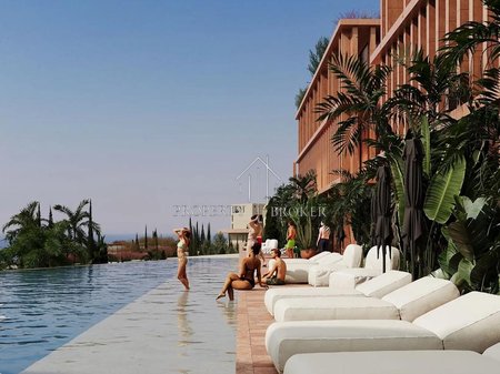 Appartamento 1+1 + Cortile in vendita presso Sun Palace Residence, Palasë, Himarë