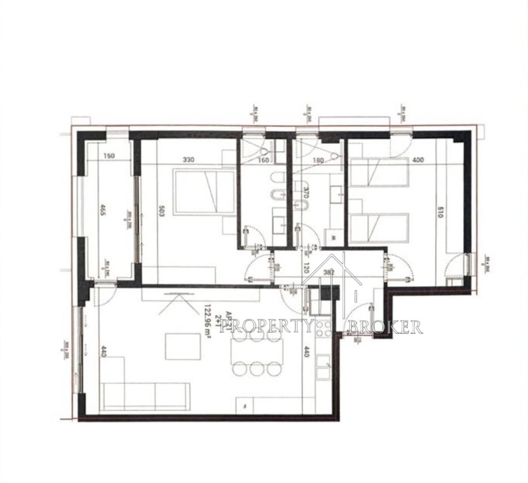 Shitet apartament 2+1+2 te Sun Palace Residence, Palasë, Himarë