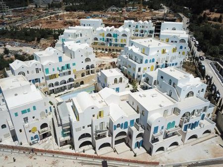 Shitet apartament 1+1 tek Rezidenca Santorini, Dhermi!