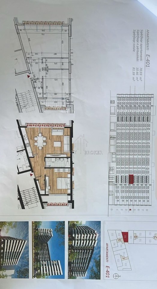Shitet apartament 1+1  tek rezidenca Paralel Living, Don Bosco!