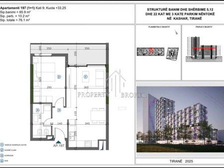 1+1 apartment for sale at Moa Residence, behind Casa Italia!