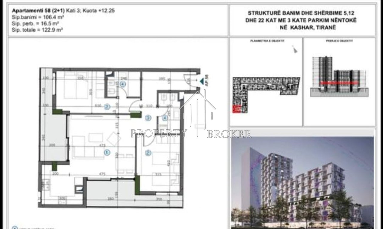 Vendesi appartamento 2+1+2 presso Moa Residence, dietro Casa Italia!