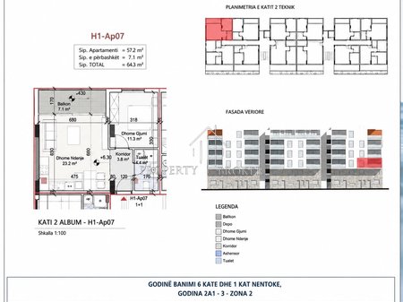Appartamento 1+1 in vendita Porto Lalz!

