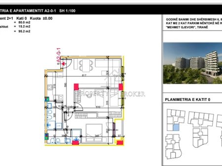 Apartment 2+1+2 for sale at Aluna 1, Paskuqan!