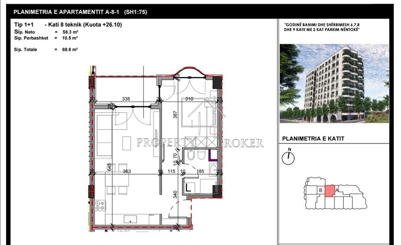 Appartamento 1+1 in vendita a Aluna 2, Paskuqan!