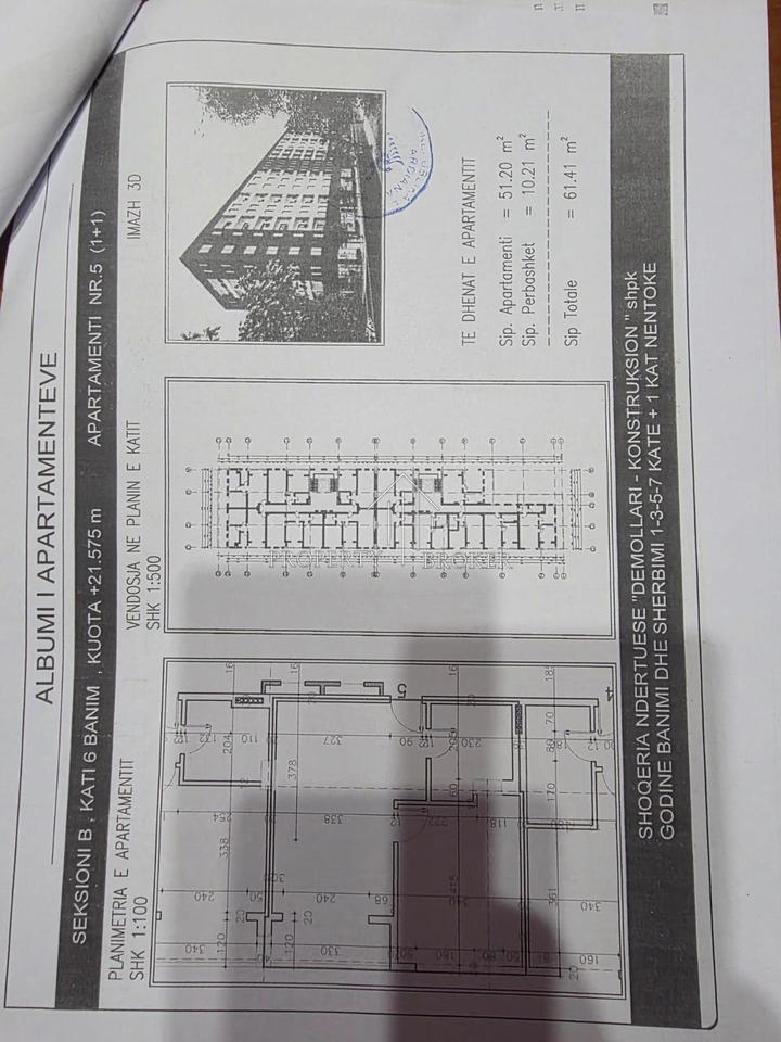 1+1 apartment for sale in Paskuqan, at Demollari Residence!