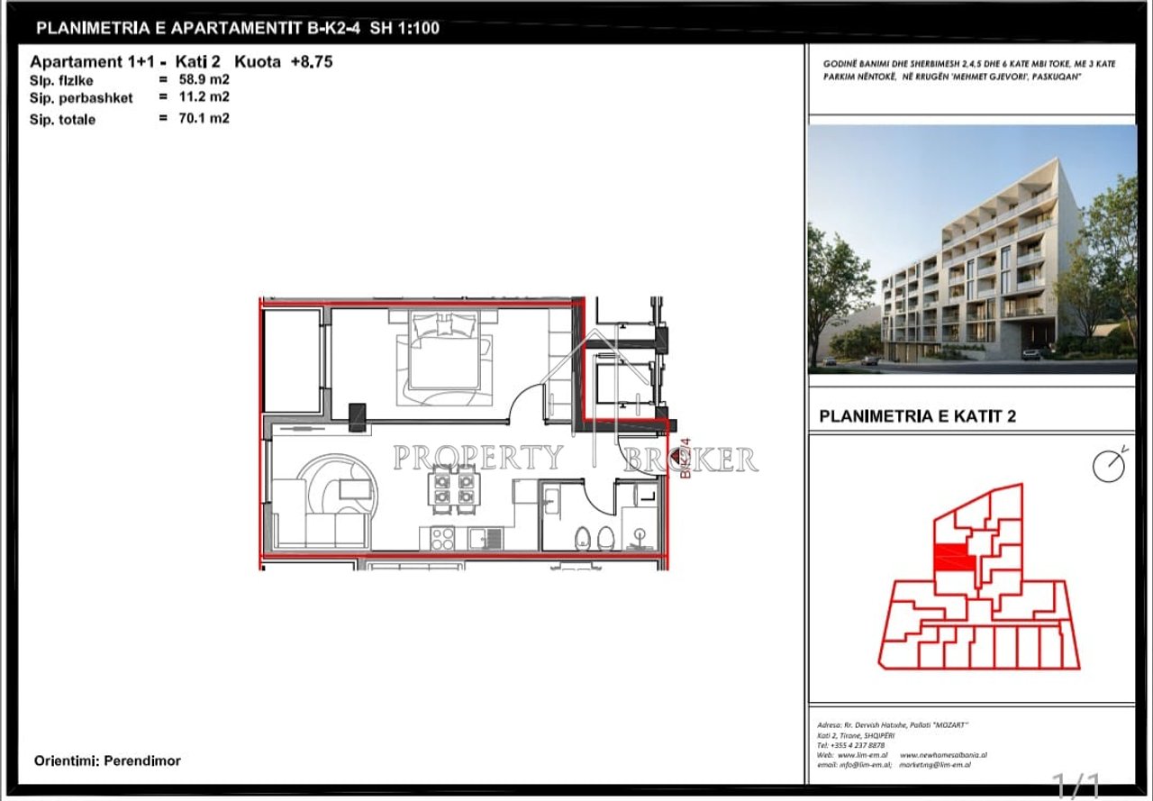Vendesi appartamento 1+1 nel Complesso Aluna, Paskuqan!