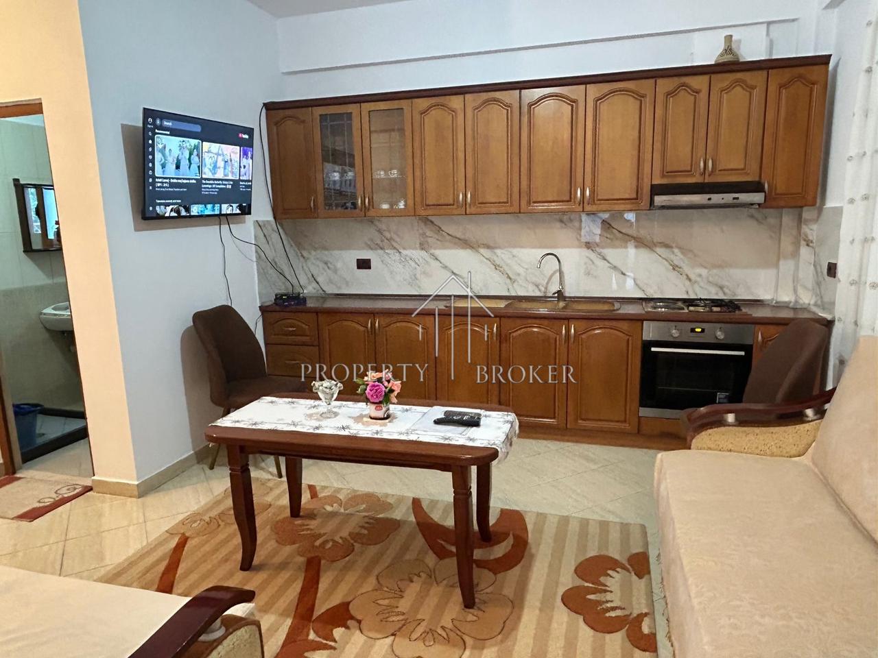 A 2+1 apartment is for rent on Altin Basha Street, Kombinat!