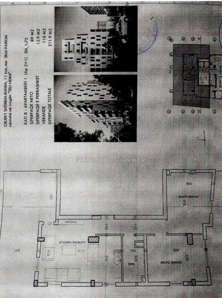Vendesi appartamento 2+1+2+veranda vicino al Mercato del Pesce, Xhamllik!
