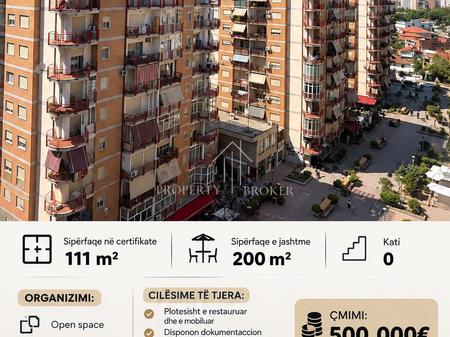 🏡 Shitet dyqan me sip.111m² tek Kompleksi Vizion Plus!