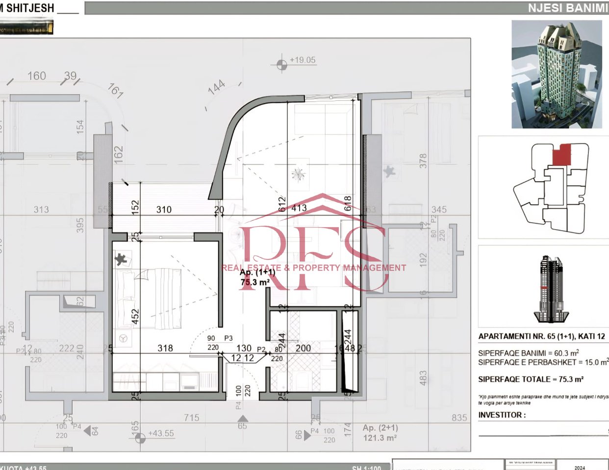 Apartament 1+1 në zemër të Tiranës – aty ku çdo ditë fillon ndryshe