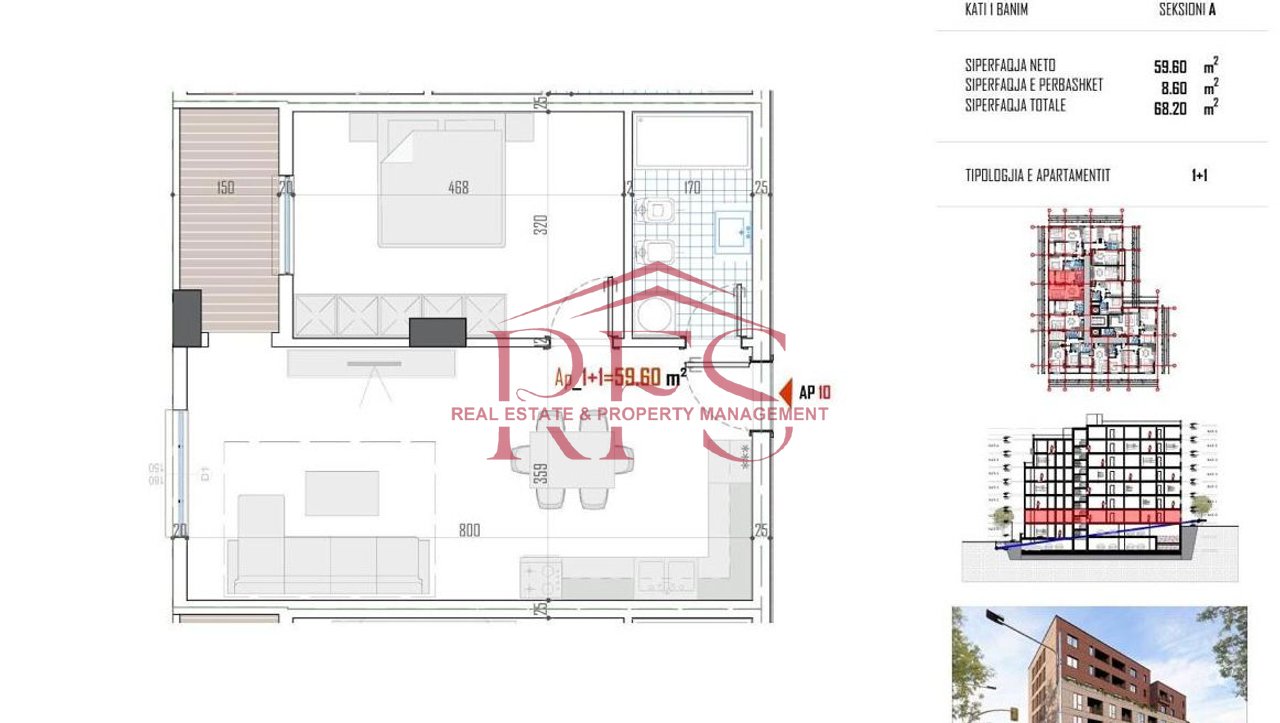 📍 Shitet Apartament 1+1– Paskuqan, Afer shkolles Lidhja e Prizrenit
