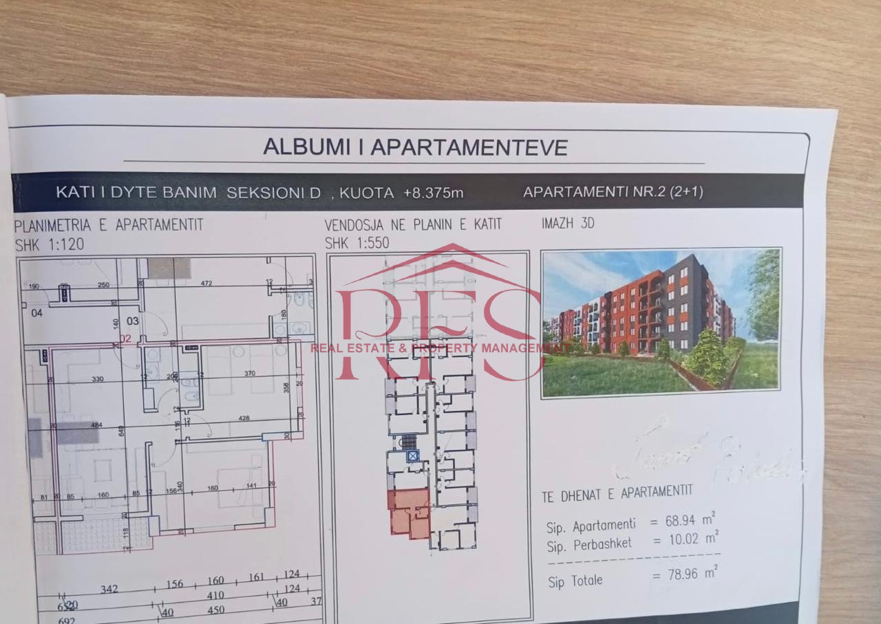 📍 Shitet Apartament 2+1 në Paskuqan