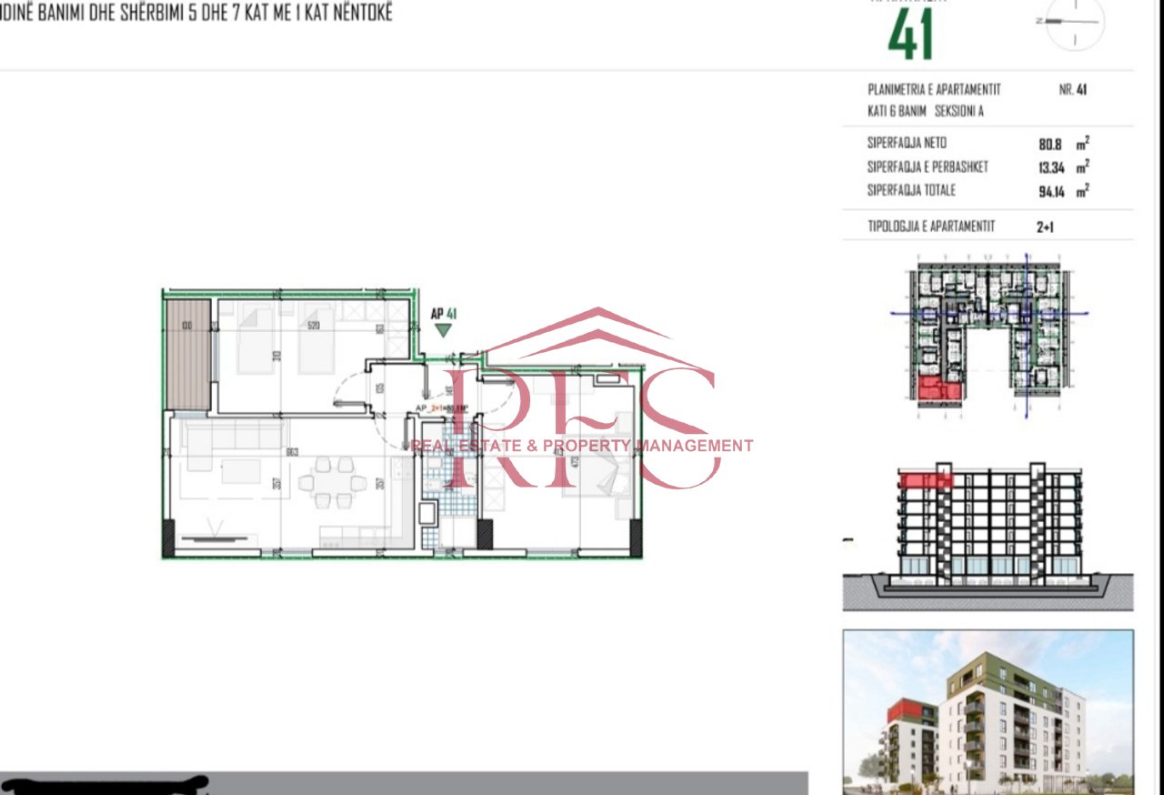 🏢 VENDESI APPARTAMENTO 2+1 A PASKUQAN/ 108.261 EURO