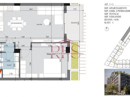 Vendesi Appartamento 1+1 – Paskuqan